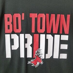 BSN Sports Performance Short Sleeve Black T-Shirt Men's Size M BO' Town Pride